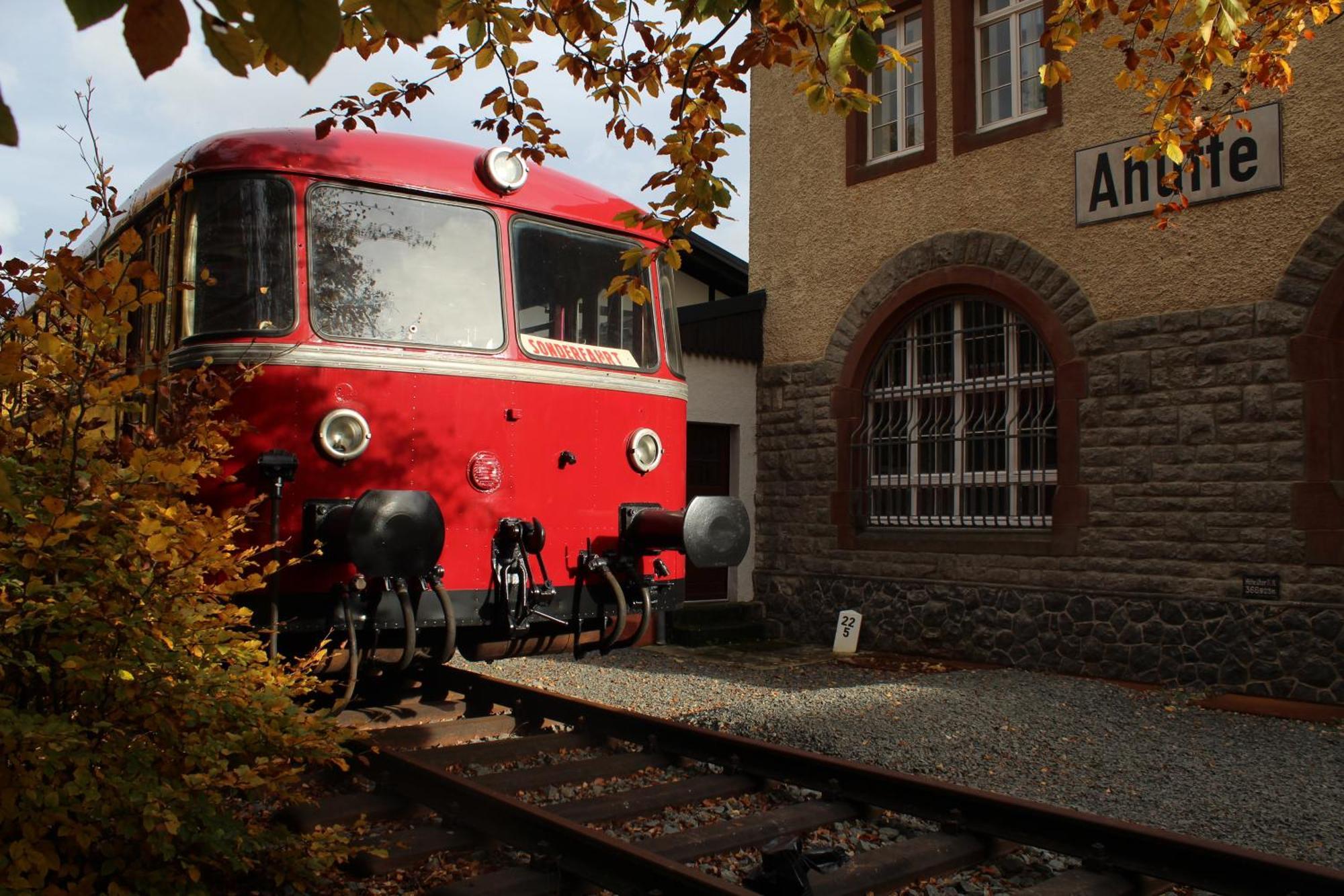 Museumsbahnhof Ahuette 호텔 Üxheim 외부 사진